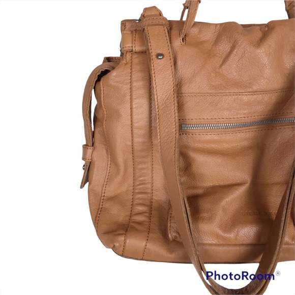Liebeskind Berlin Tan Leather Hobo Satchel Bag - Picture 2 of 16